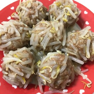 材料２つ！簡単にできるもやし肉団子